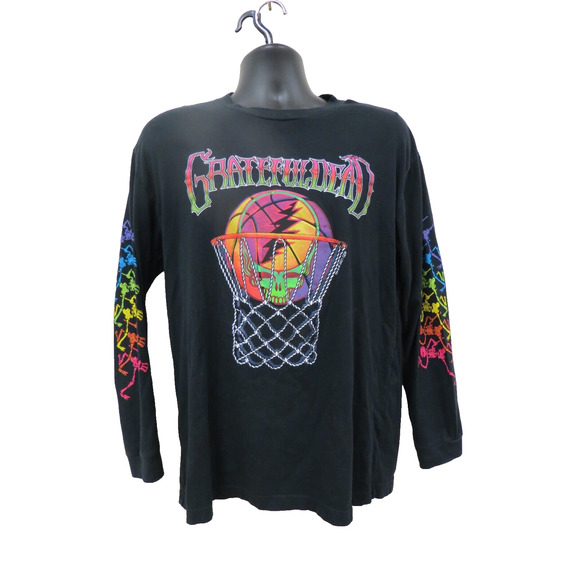 Grateful Dead Long Sleeve T-Shirt Hollister Basketball Oversized Fit Medium - Picture 1 of 4
